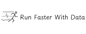 run faster with data black logo